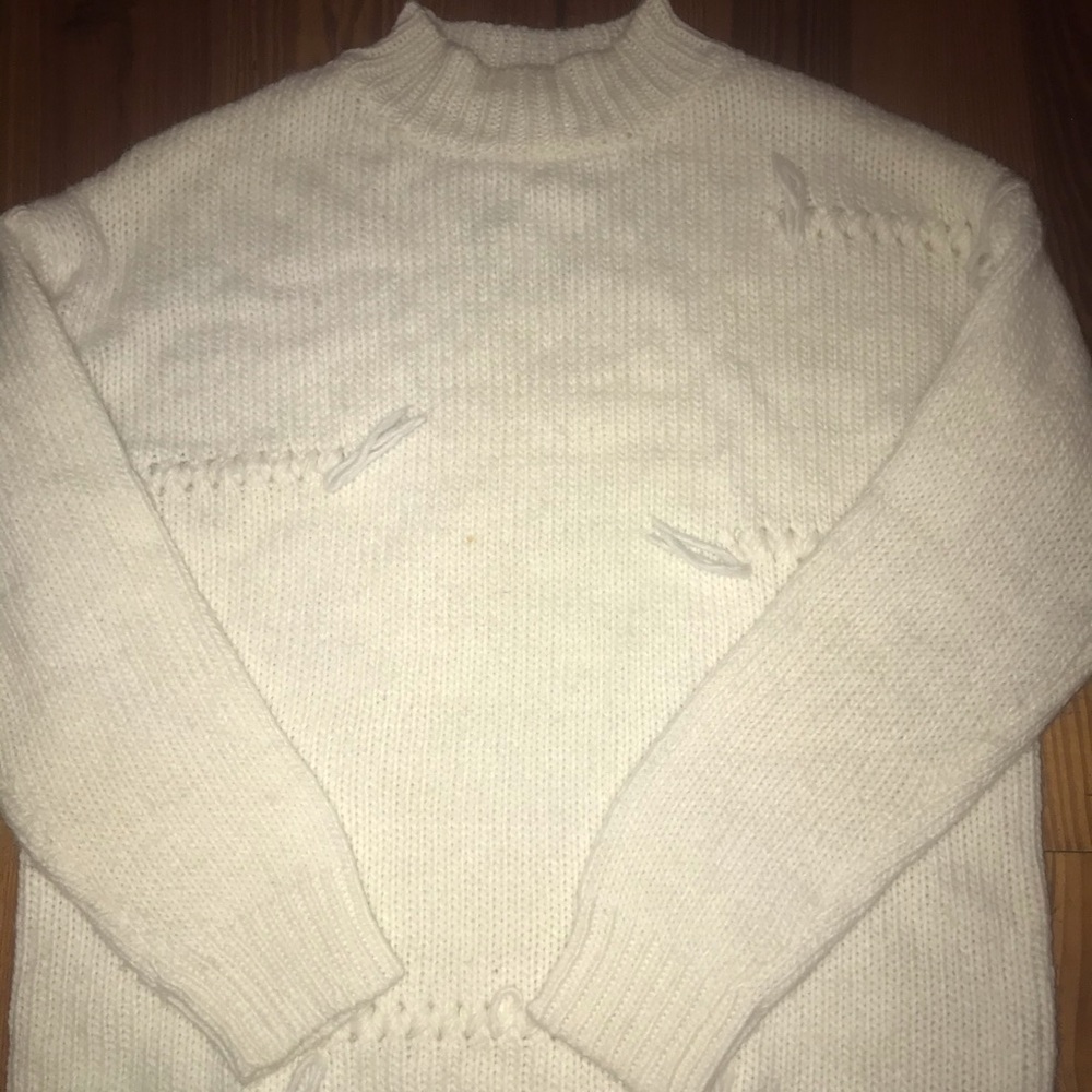 Cream sweater